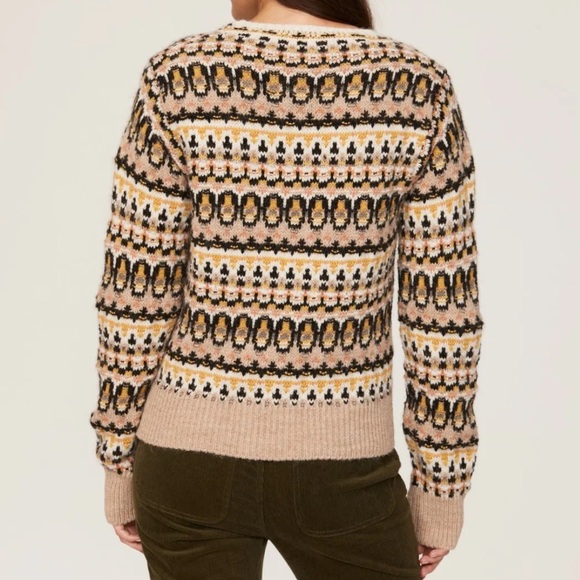 Vanessa Bruno Alpaca Wool Fair Isle Ventura Sweater - Picture 3 of 5